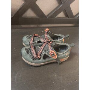 Chaco Kids Odyssey Trail Hiking Water Shoes Sandals Outdoor Green Size 13